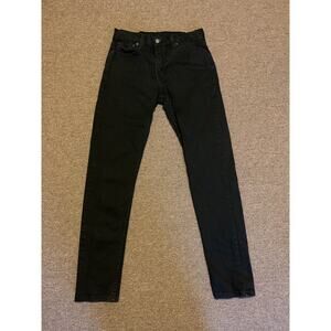 Levi’s 512 Slim Taper Fit Black Denim Stretch Jeans Size Men's 30x32